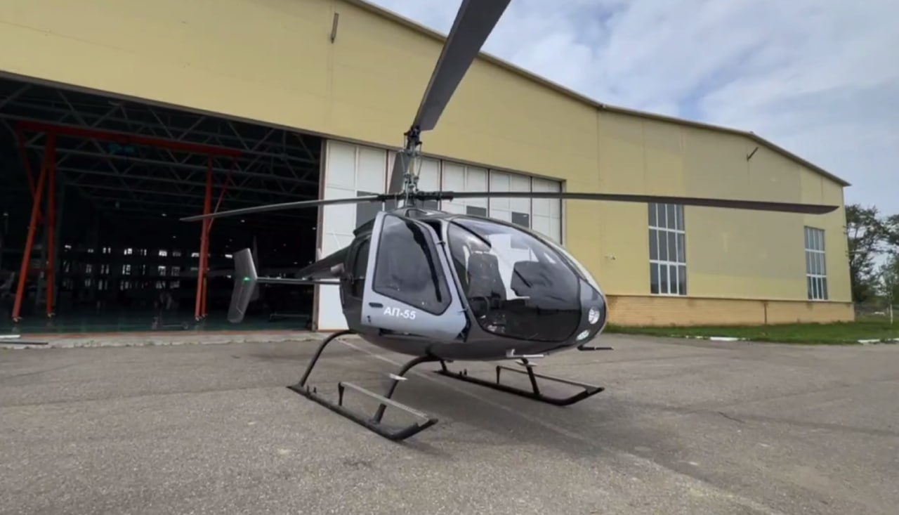 First compact helicopter produced by Dagestan plant presented to public