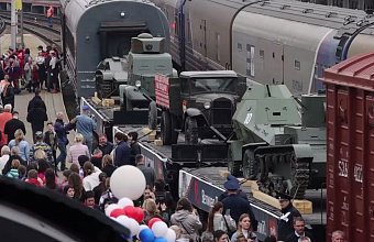 Retro train "Victory" arrives in Makhachkala
